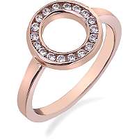 Hot Diamonds Prsteň Emozioni Saturno Rose Gold ER002 mm