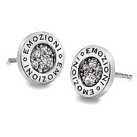Hot Diamonds Strieborné náušnice Hot Diamonds Emozioni Pianeta Clear DE402