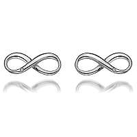 Hot Diamonds Strieborné náušnice Hot Diamonds Infinity DE390