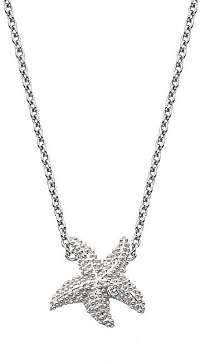 Hot Diamonds Strieborný náhrdelník s pravým diamantom Daisy DN134