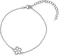 Hot Diamonds Strieborný náramok s pravým diamantom Daisy DL579
