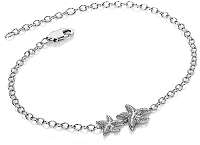 Hot Diamonds Strieborný náramok s pravým diamantom Daisy DL587