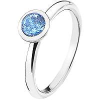 Hot Diamonds Strieborný prsteň Emozioni scintilla Blue Peace ER022 mm
