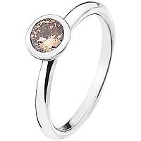 Hot Diamonds Strieborný prsteň Emozioni scintilla Champagne Loyalty ER016 56 mm