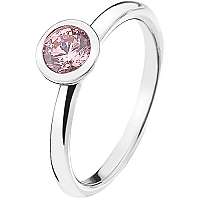 Hot Diamonds Strieborný prsteň Emozioni scintilla Pink Compassion ER017 mm