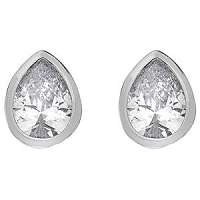 Hot Diamonds Trblietavé strieborné náušnice Emozioni Acqua Amore EE038