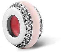 Infinity Love Strieborný korálik brzdička HE-897-PD