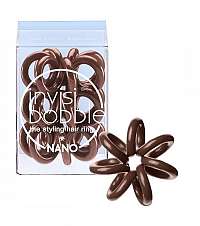 Invisibobble Invisibobble Nano 3 ks Pretzel Brown