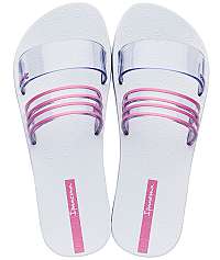 Ipanema Dámske šľapky New Fem301-21784 White/Clear/Pink