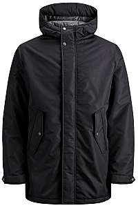 Jack&Jones Pánska bunda JORCLAN PARKA 12154716 Black S