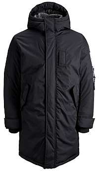 Jack&Jones Pánska bunda JORRYAN PARKA JACKET Black S