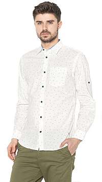 Jack&Jones Pánska košeľa Edward Shirt Ls Org White Slim L