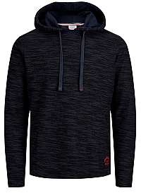 Jack&Jones Pánska mikina Murray Sweat Hood Total Eclipse Reg L