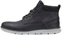 Jack&Jones Pánske členkové topánky JFWTUBAR LEATHER ANTHRACITE STS Anthracite