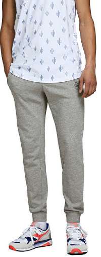 Jack&Jones Pánske tepláky JJIGORDON 12165322 Light Grey Melange M