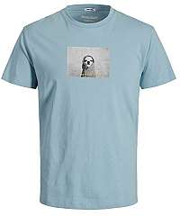 Jack&Jones Pánske tričko JORGILBERT ANIMAL TEE SS CREW NECK Forget-me not M