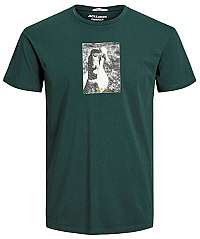 Jack&Jones Pánske tričko JORGILBERT ANIMAL TEE SS CREW NECK Sea Moss M