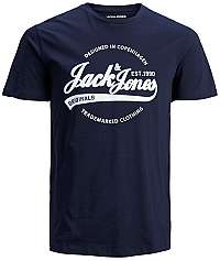 Jack&Jones Pánske tričko JORRAFAEL TEE SS CREW NECK Navy Blazer S