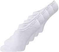 Jack&Jones Sada členkových ponožiek JACBASIC MULTI SHORT SOCK 5 PACK Noosa White