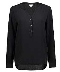 Jacqueline de Yong Dámska blúzka Track L / S Blouse Wvn Noosa Black