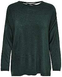 Jacqueline de Yong Dámsky sveter JDYCASSIE 7/8 PULLOVER KNT Scarab L