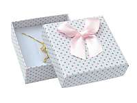 JK Box Bodkovaná krabička na súpravu šperkov KK-4 / A1 / A6