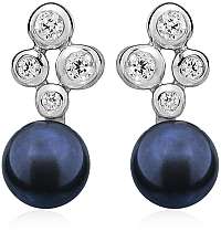 JVD Strieborné náušnice s pravými perlami SVLE0151SH8P300