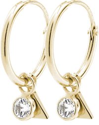 JVD Strieborné náušnice s trojuholníkmi a zirkónmi SVLE0261SH2GO00