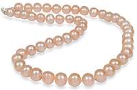 JwL Luxury Pearls Náhrdelník s pravými lososové perlami JL0267