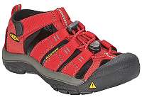 KEEN Detské sandále Newport H2 Ribbon Red/Gargoyle