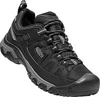 KEEN Pánske trekové topánky Targhee EXP WP Black / Steel Grey