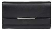 Lagen Dámska černá kožená peňaženka Black 9530