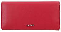 Lagen Dámska kožená peňaženka310 Red