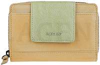 Lagen Dámska kožená peňaženka 931/D Yellow/Green