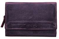 Lagen Dámska kožená peňaženka LG-11/D Plum