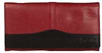 Lagen Dámska kožená peňaženka Red / Black PWL-367