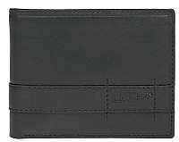 Lagen Pánska čierna kožená peňaženka Black 11224