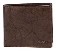 Lagen Pánska kožená peňaženka 1154 Dark Brown