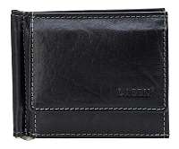 Lagen Pánska kožená peňaženka dolarovka Black 1999 / T