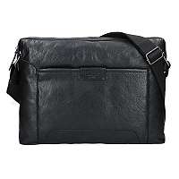 Lagen Pánska kožená taška 23605 Black