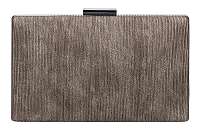 Lecharme Elegantnej spoločenské listová kabelka 13000429 Grey