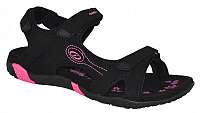 LOAP Dámske sandále Caffa Black/Magenta ružovo-čierne SSL1758 -V11J