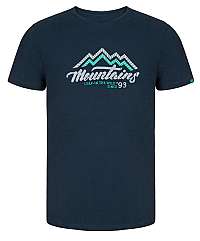 LOAP Pánske tričko Alfredo Dress Blue/Green CLM1969-L13N M