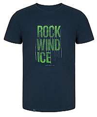LOAP Pánske tričko Alwin Dress Blue/Green CLM1971-L13N L