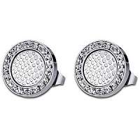 Lotus Style Oceľové náušnice s kryštálmi LS1778-4 / 1