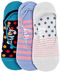 Meatfly 3 PACK - dámske ponožky Low socks S19 I / Blue