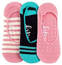 Meatfly 3 PACK - dámske ponožky Low socks S19 M / Multi color 2