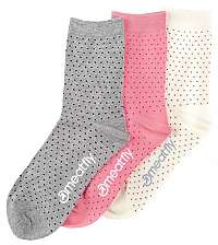 Meatfly 3 PACK - ponožky Rainy Dots socks S19 Multi pack-43