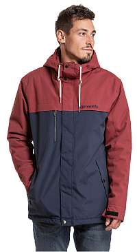 Meatfly Pánska bunda Dandy 3 -Dark Chilli, Blue Nights L