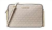 Michael Kors Dámska kabelka Jet Set Large Logo Jacquard Crossbody Bag